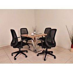 Square meeting table in Vienna