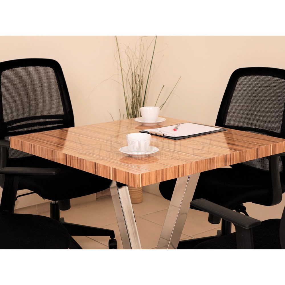 Square meeting table in Vienna