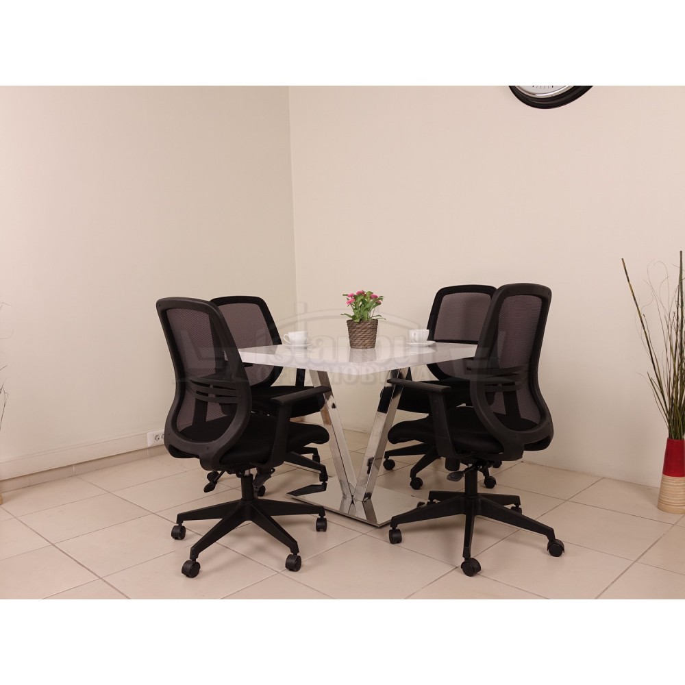 Square meeting table in Vienna