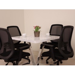 Square meeting table in Vienna