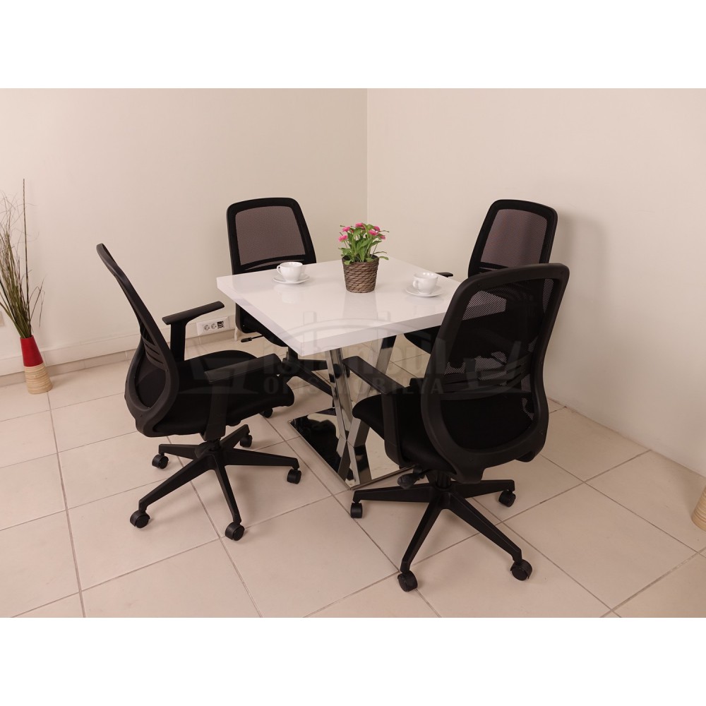 Square meeting table in Vienna