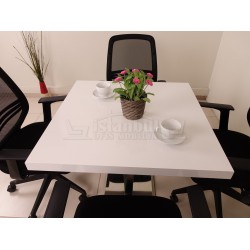 Square meeting table in Vienna