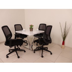 Square meeting table in Vienna