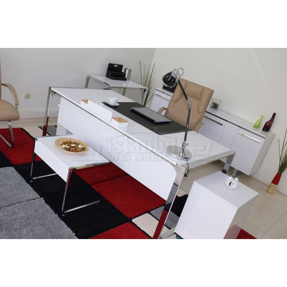 Apple Executive Table 190-90 cm Hg. White