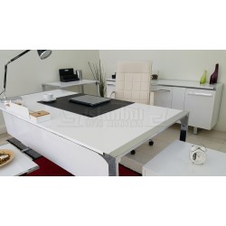 Apple Executive Table 190-90 cm Hg. White