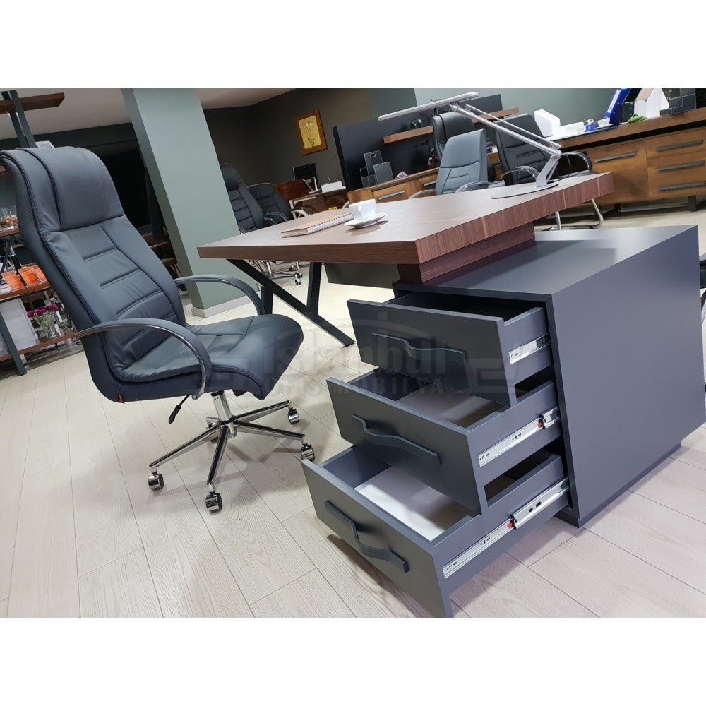 Canberra Executive Board dresser walnut Anthracite