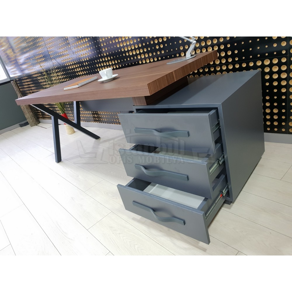 Canberra Executive Board dresser walnut Anthracite