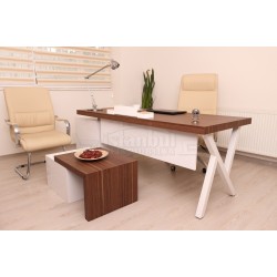 Canberra Executive Board dresser walnut White