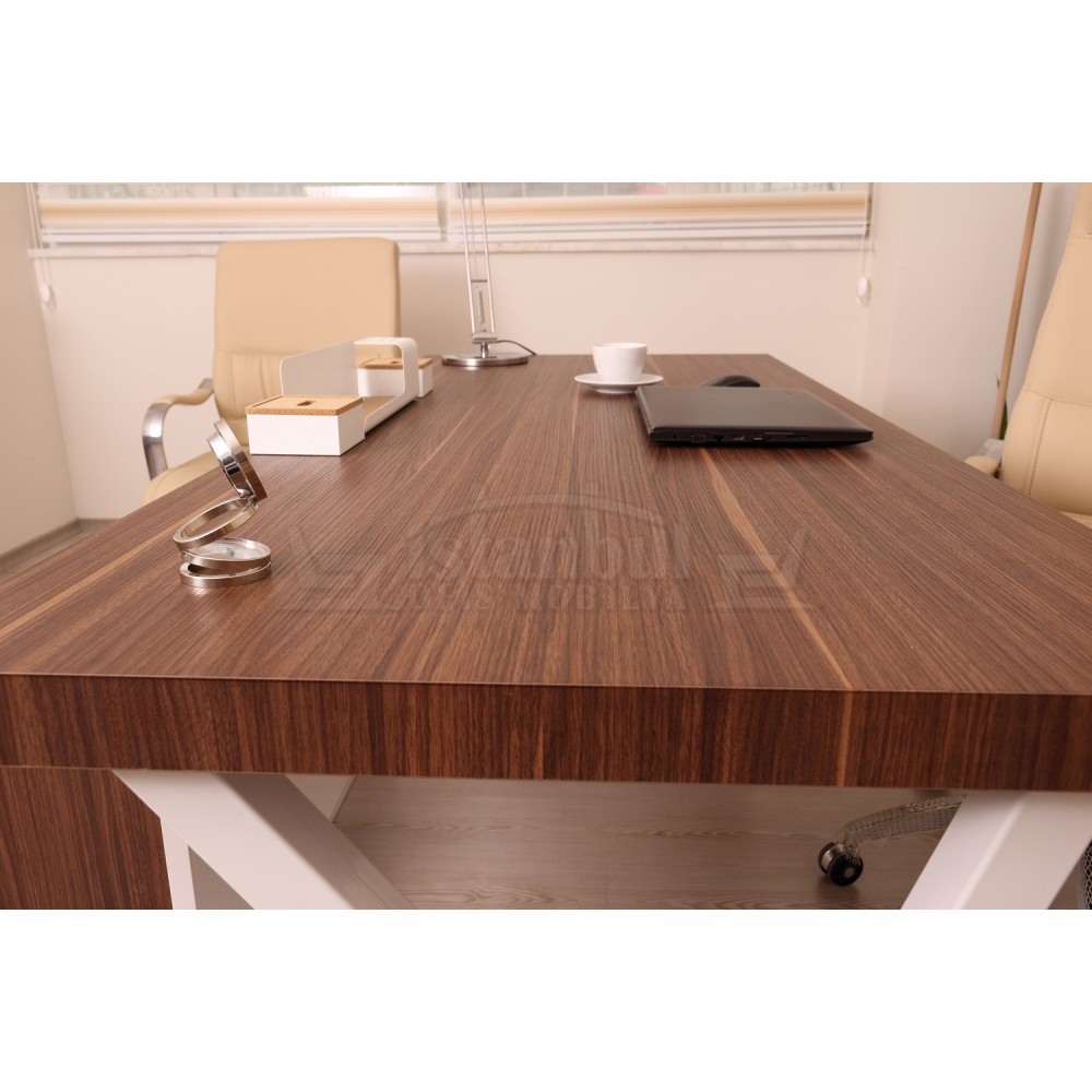 Canberra Executive Board dresser walnut White