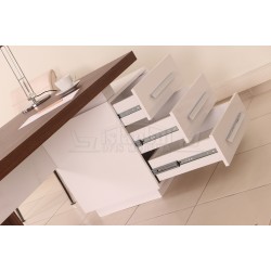 Canberra Executive Board dresser walnut White