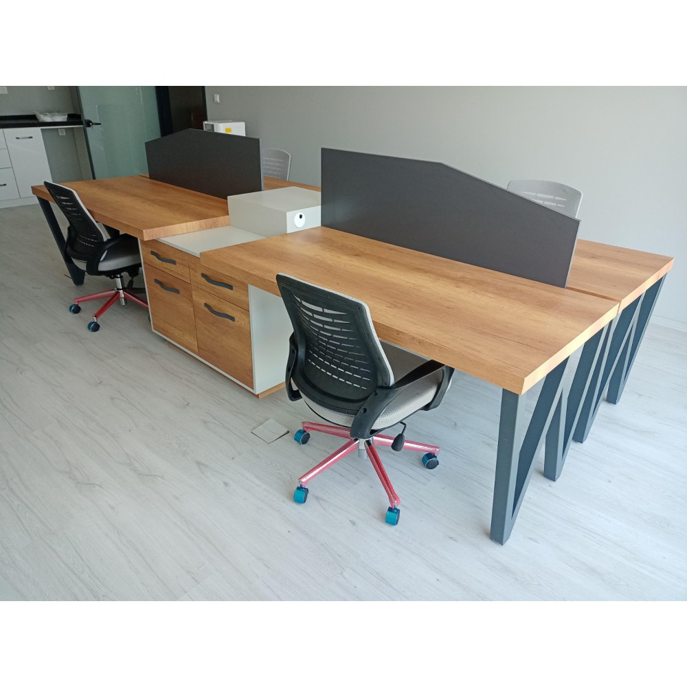 Star Desk for Four Person 