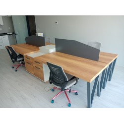 Star Desk for Four Person 