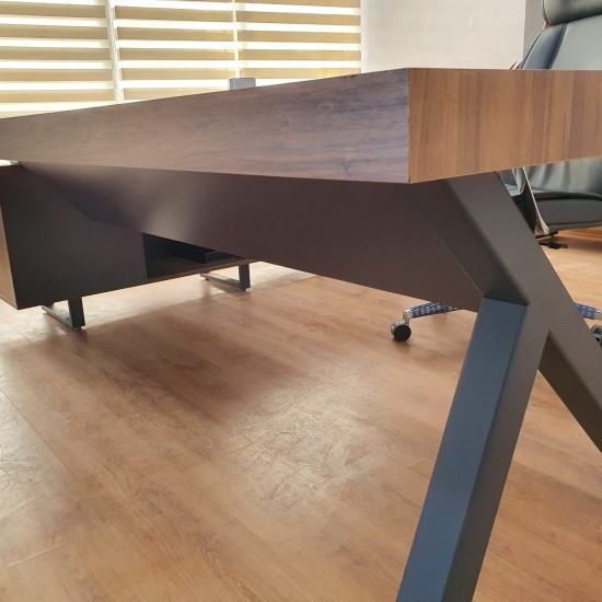 Istanbul Office Executive Team Table First Class - Pablo Anthracite