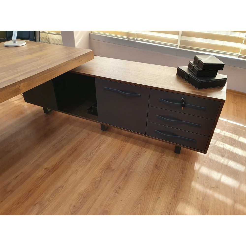 Istanbul Office Executive Team Table First Class - Pablo Anthracite