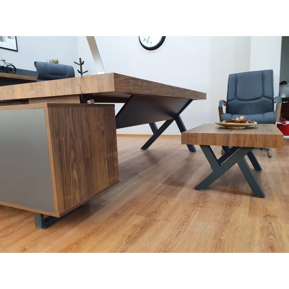 Istanbul Office Executive Team Table First Class - Pablo Anthracite