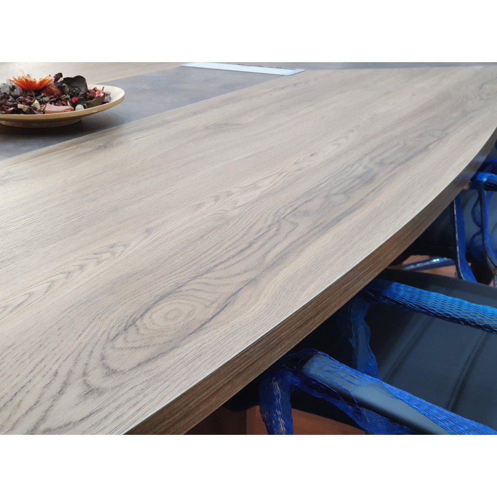 Large Oval Meeting Table