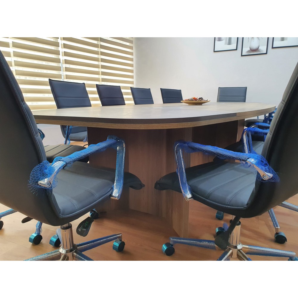 Large Oval Meeting Table