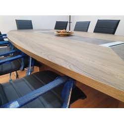 Large Oval Meeting Table