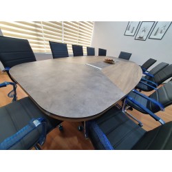Large Oval Meeting Table
