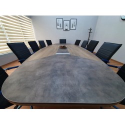 Large Oval Meeting Table