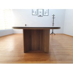 Large Oval Meeting Table