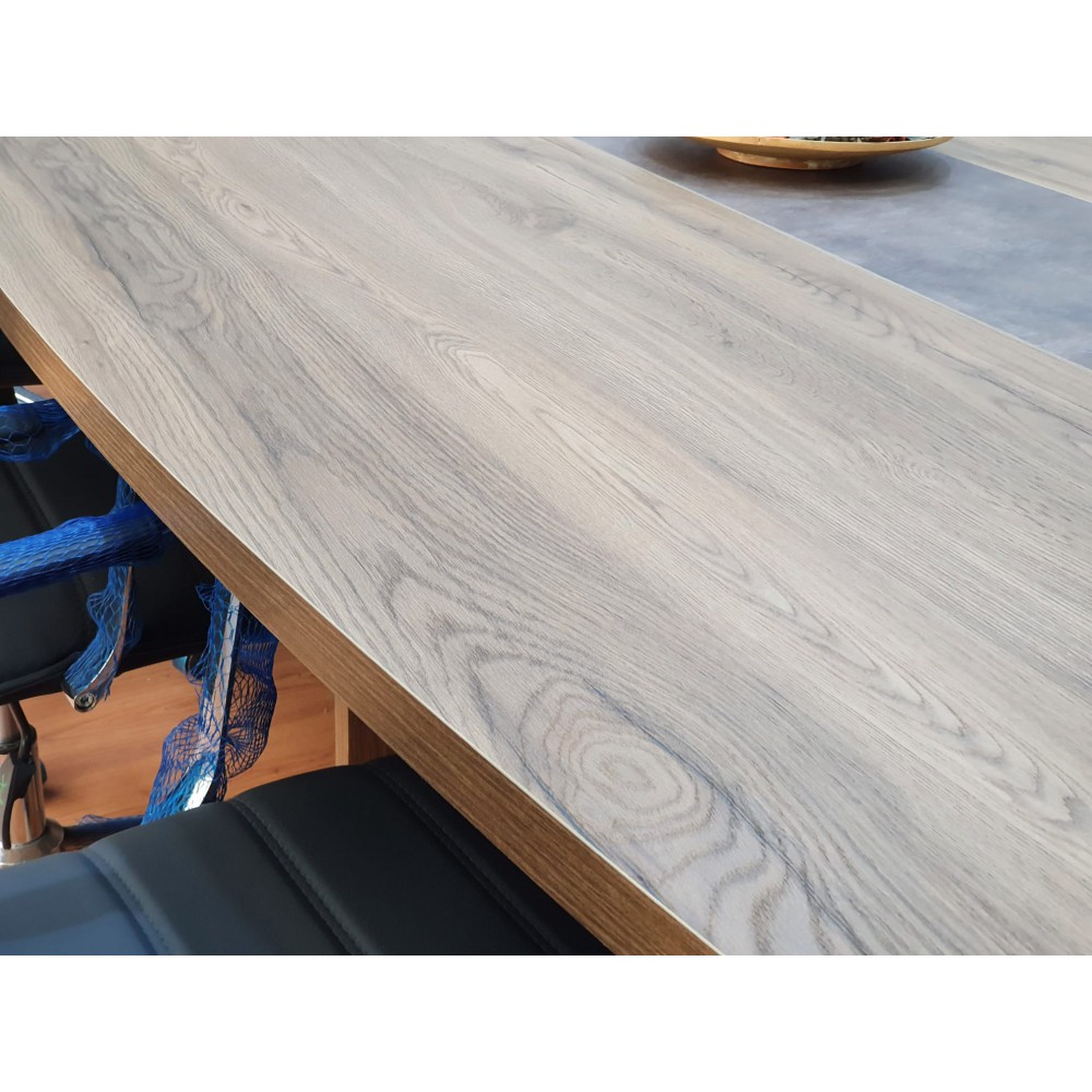 Large Oval Meeting Table