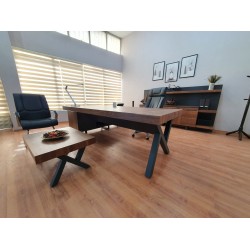 Istanbul Office Executive Team Table First Class - Pablo Anthracite