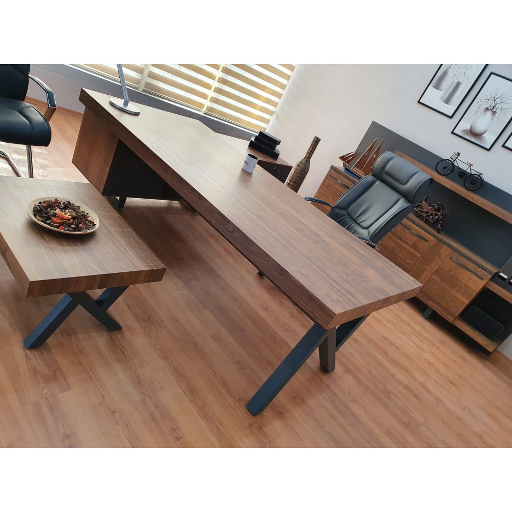 Istanbul Office Executive Team Table First Class - Pablo Anthracite
