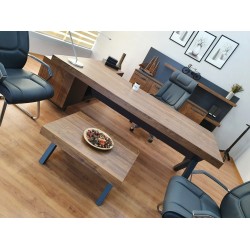 Istanbul Office Executive Team Table First Class - Pablo Anthracite