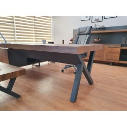 Istanbul Office Executive Team Table First Class - Pablo Anthracite