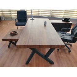Istanbul Office Executive Team Table First Class - Pablo Anthracite