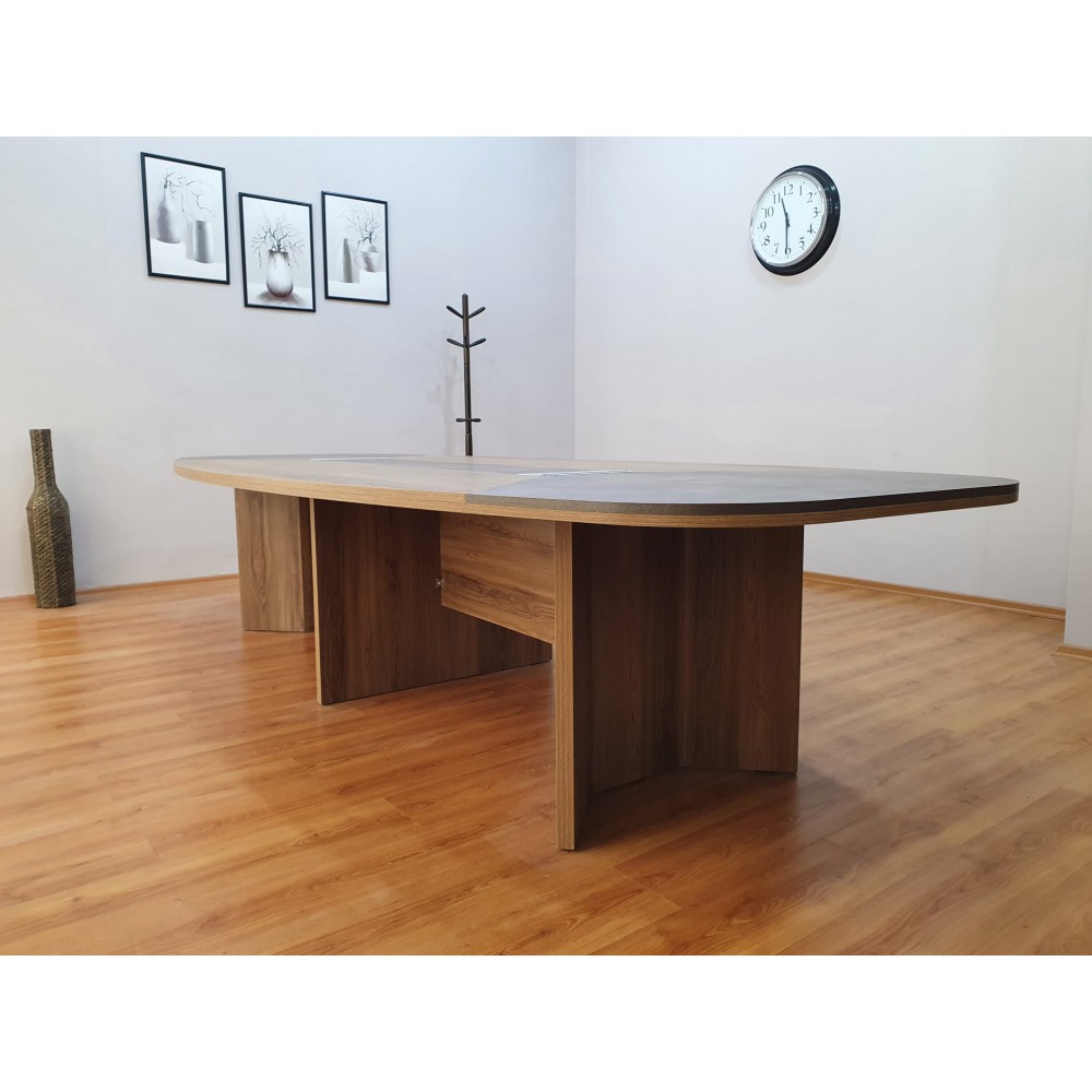 Large Oval Meeting Table