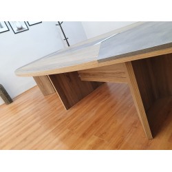 Large Oval Meeting Table