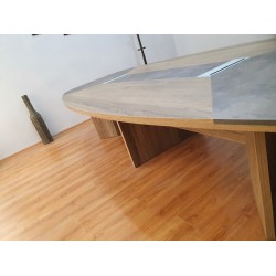 Large Oval Meeting Table