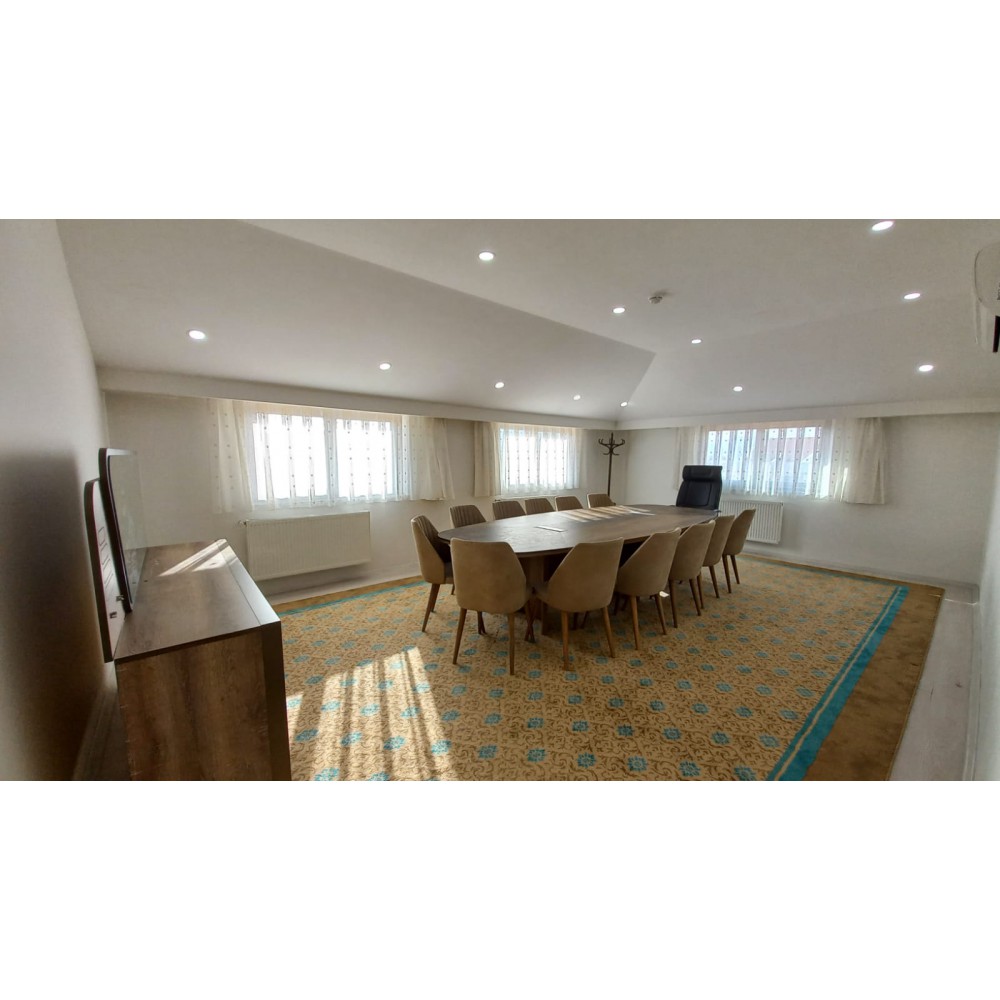 Large Oval Meeting Table