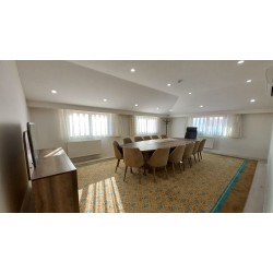 Large Oval Meeting Table