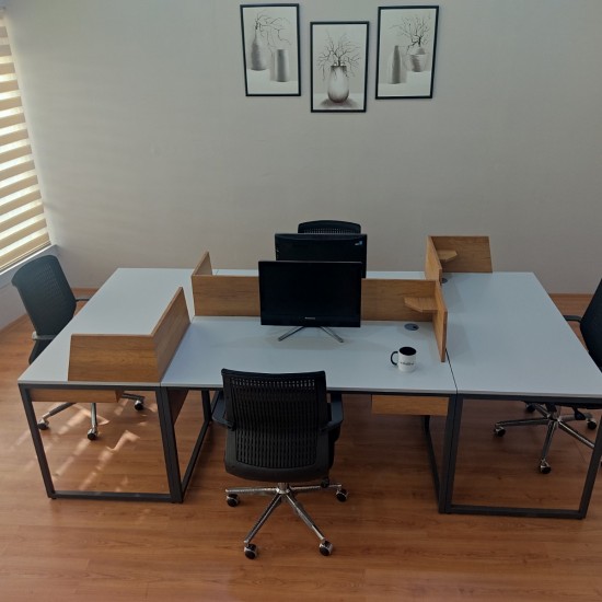 Zelinda 4 Piece Study Desk