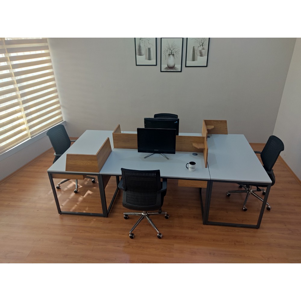 Zelinda 4 Piece Study Desk