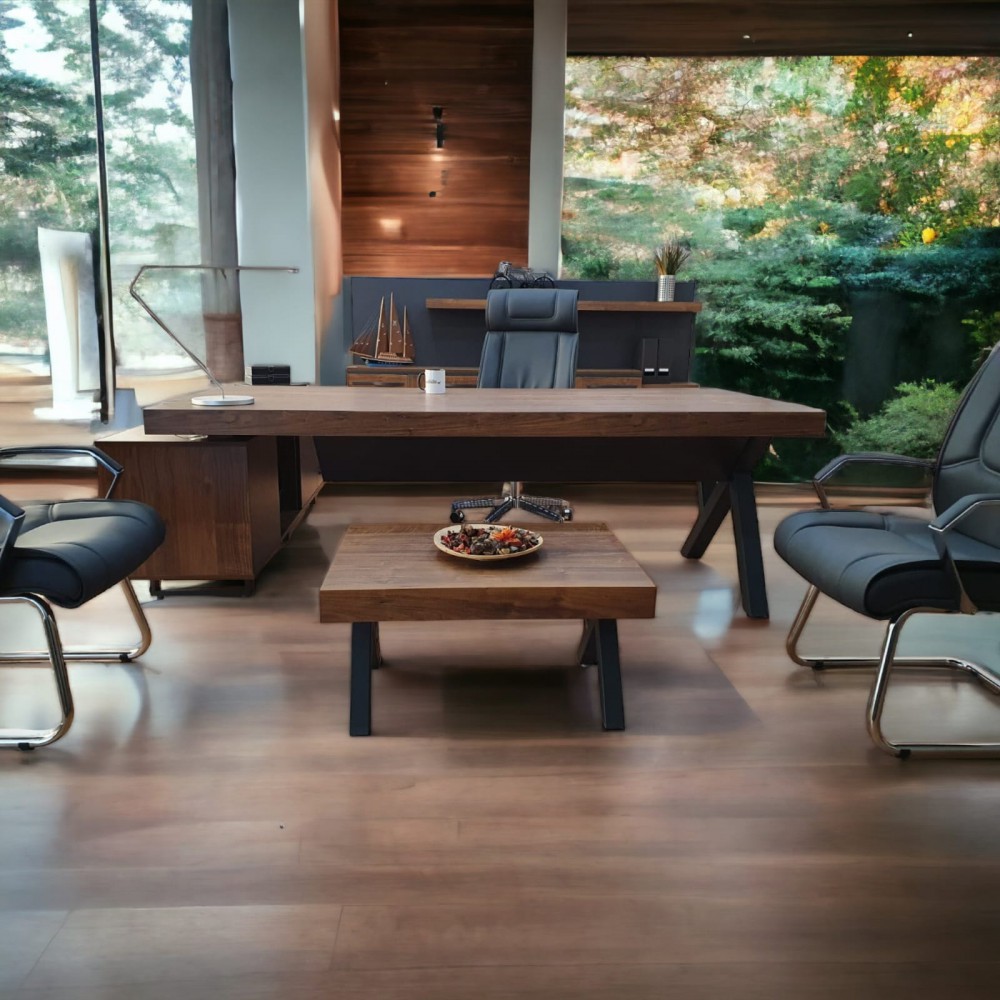 Istanbul Office Executive Team Table First Class - Pablo Anthracite