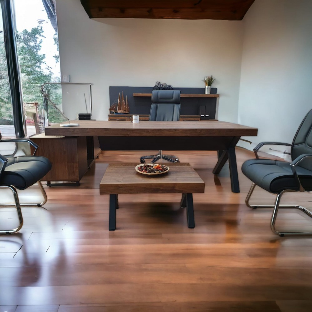 Istanbul Office Executive Team Table First Class - Pablo Anthracite