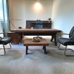 Istanbul Office Executive Team Table First Class - Pablo Anthracite