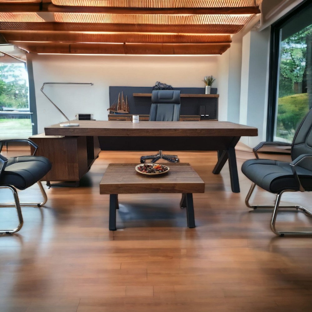 Istanbul Office Executive Team Table First Class - Pablo Anthracite