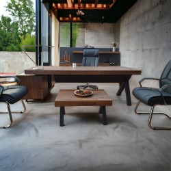 Istanbul Office Executive Team Table First Class - Pablo Anthracite