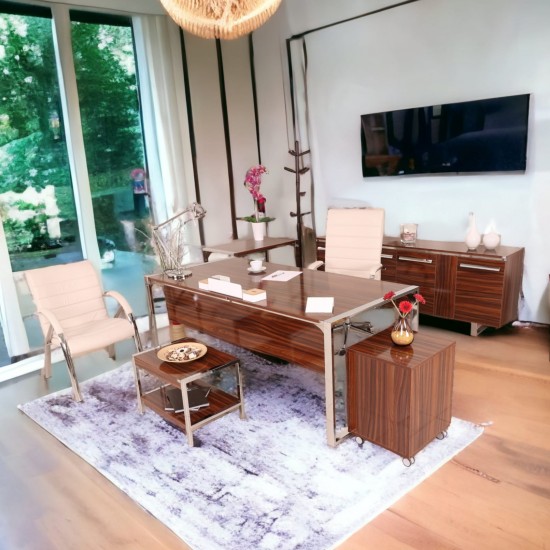 Apple Istanbul Office Desk Executive Office Hg. Walnut