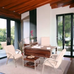 Istanbul Office Desk Staff Team High Gloss Walnut