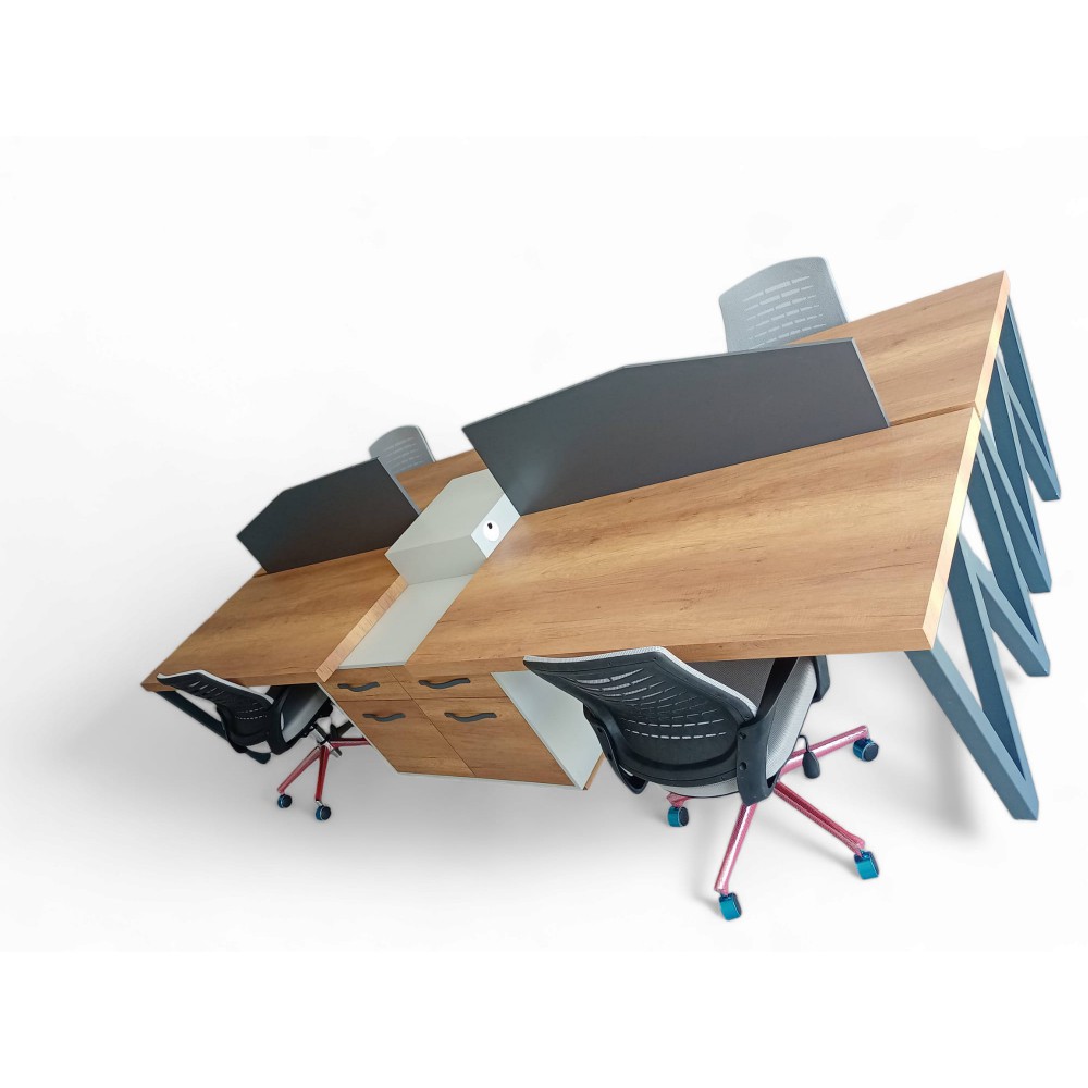 Star Desk for Four Person 