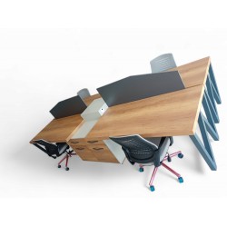 Star Desk for Four Person 