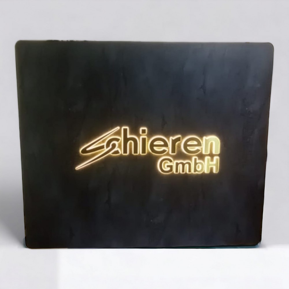 Office Wall Decoration 3D Led Logo Work