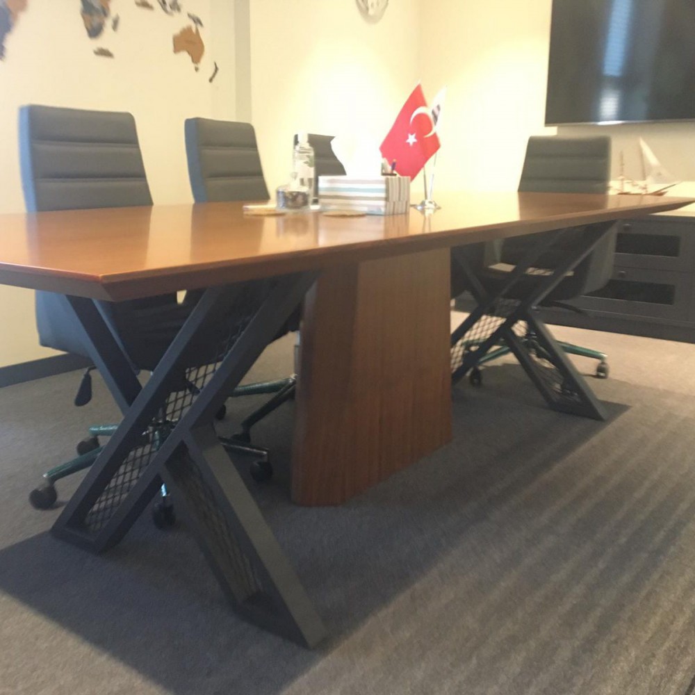 Wood Veneered Meeting Table