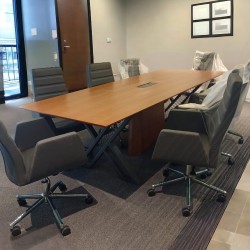 Wood Veneered Meeting Table